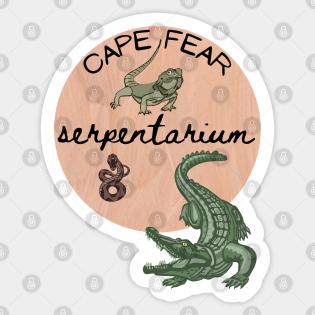 Cape Fear Serpentarium Sticker by Slightly Unhinged